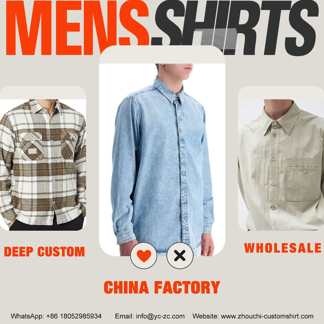 UNLOCK YOUR STYLE: CUSTOM MEN’S SHIRTS TAILORED JUST FOR YOU! 👔✨