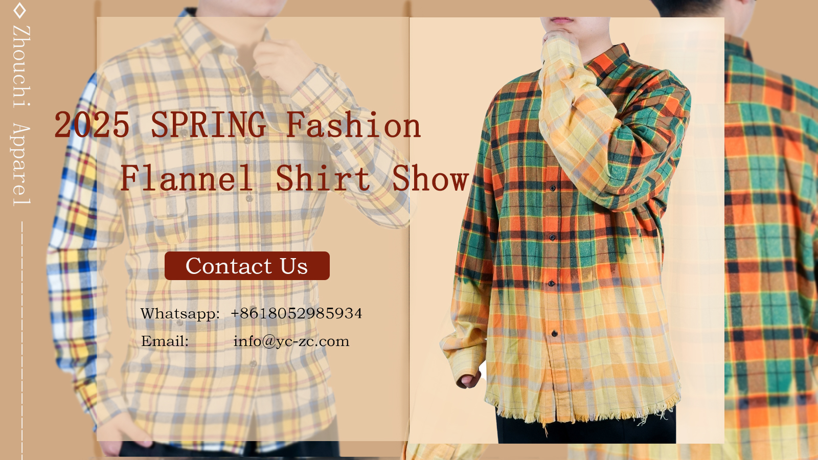 2025 CUSTOM SPRING FLANNEL SHIRTS: CUSTOM COMFORT, TIMELESS VERSATILITY