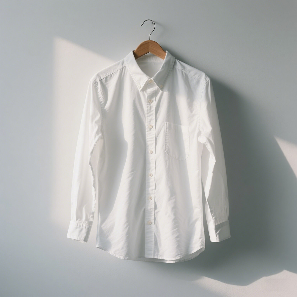 white oxford shirt