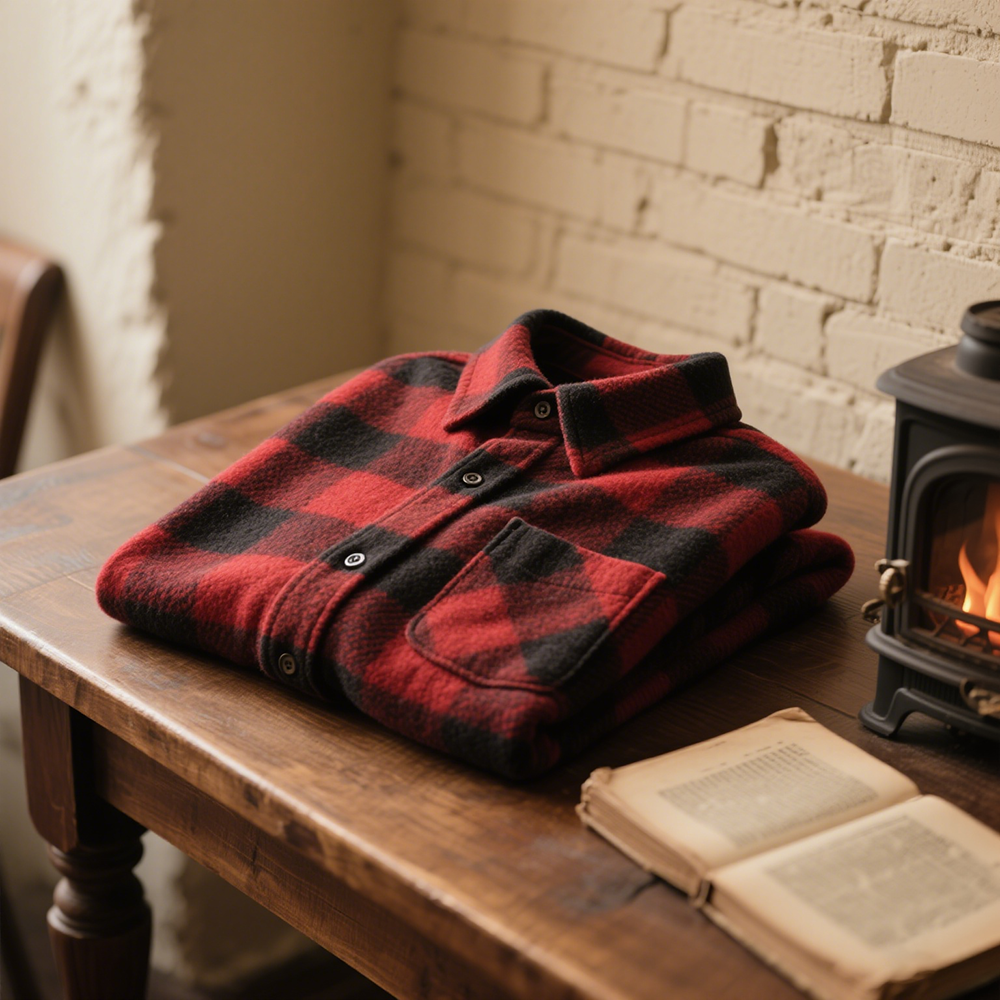 red flannel shirt