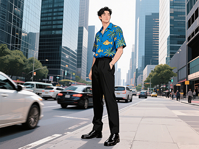 City Walk hawaiian shirt