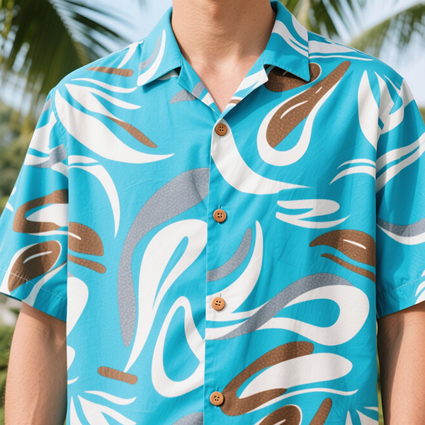 blue hawaiian shirt