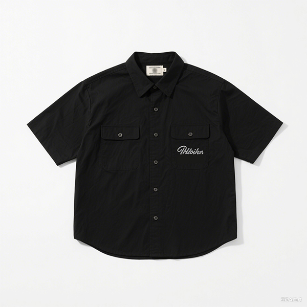 drop shoulder work shirt