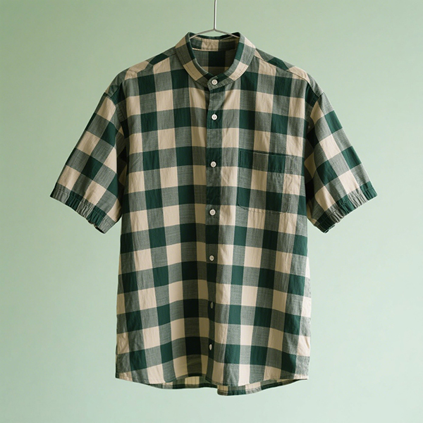 green check shirt