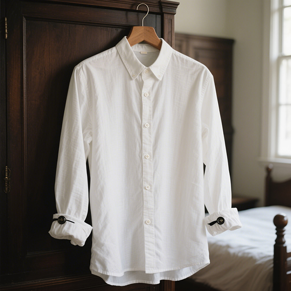 long linen shirt