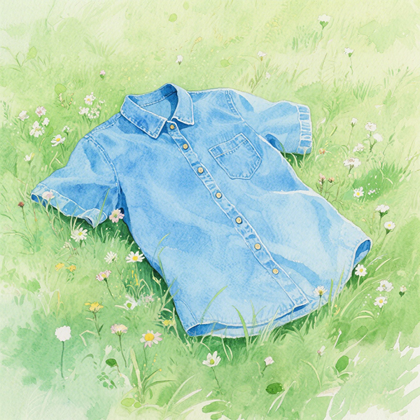 short sleeve denim shirt