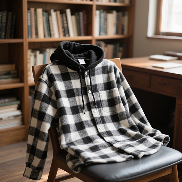 classic black and white flannel shirts