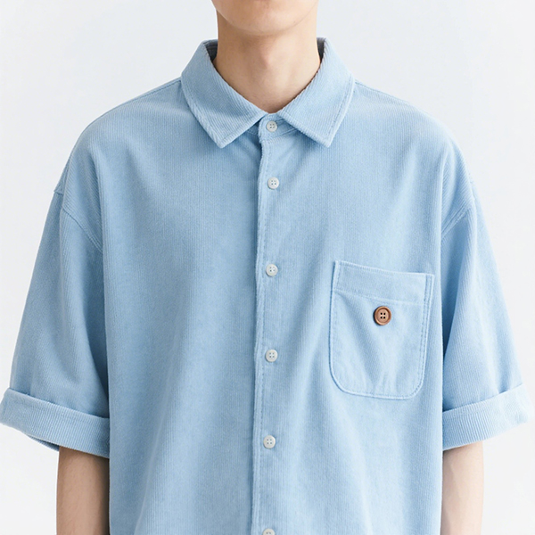 corduroy shirt with chest pocket