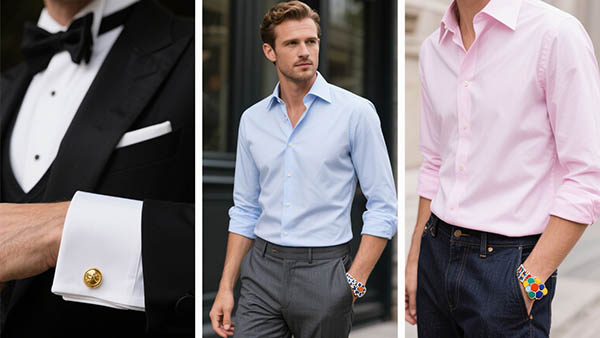 different styles dress shirts