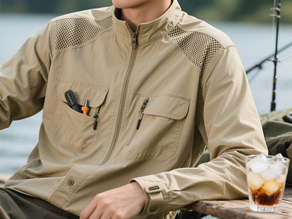 twill fishing shirt