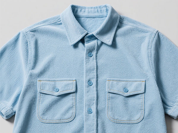 short sleeve corduroy shirt