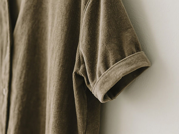 brown corduroy shirt