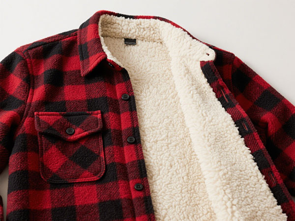 red black flannel shirt