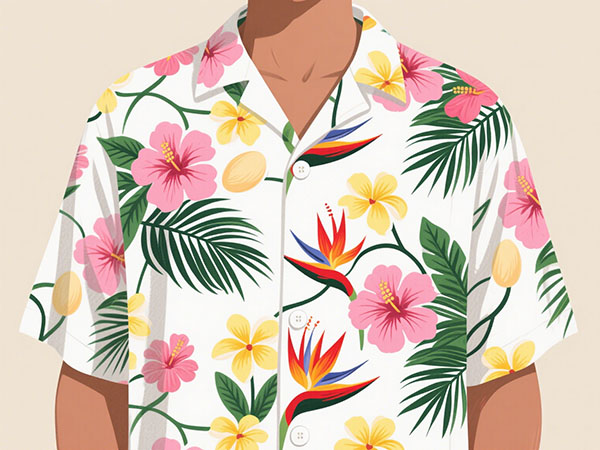 custom floral hawaiian shirt