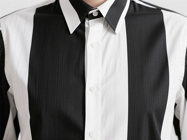 custom men striped shirt