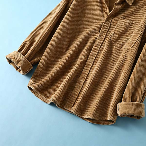 plus size corduroy shirt
