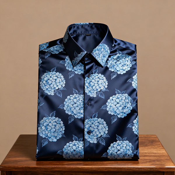 casual jacquard shirt
