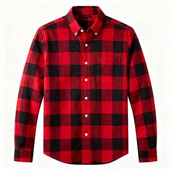 red flannel shirt