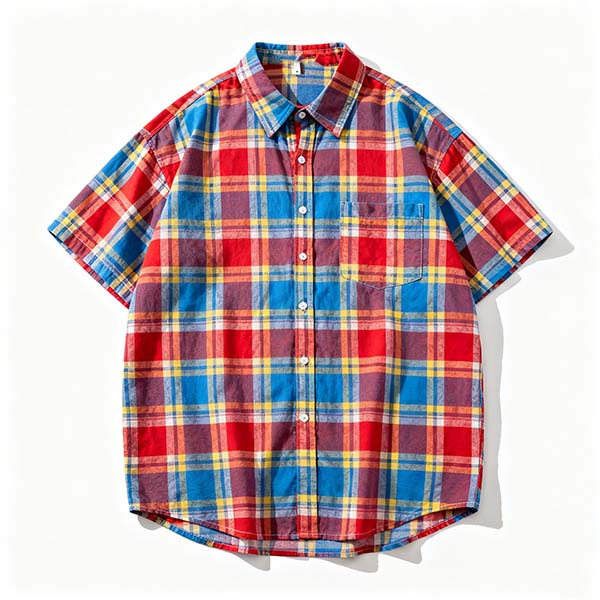 summer checked shirt