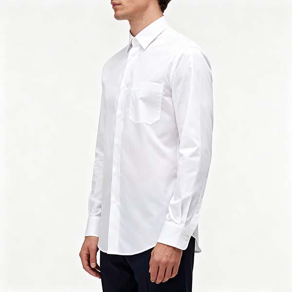 white dress shirt for men