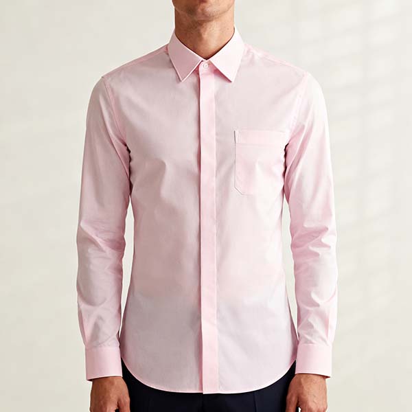 slim fit pink dress shirt