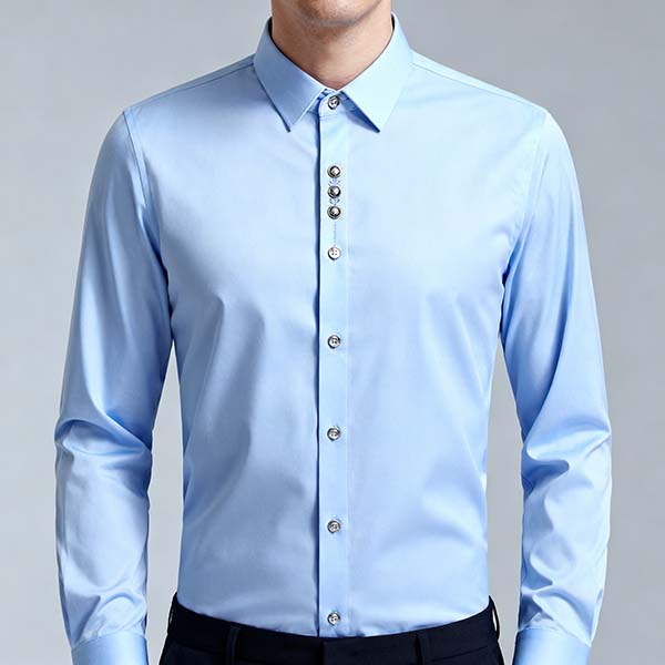 blue dress shirt