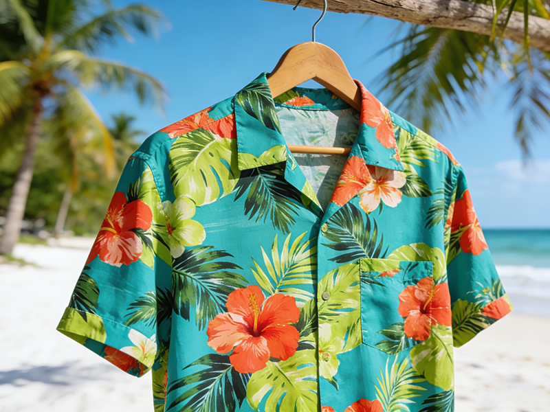 all over print hawaiian shirt